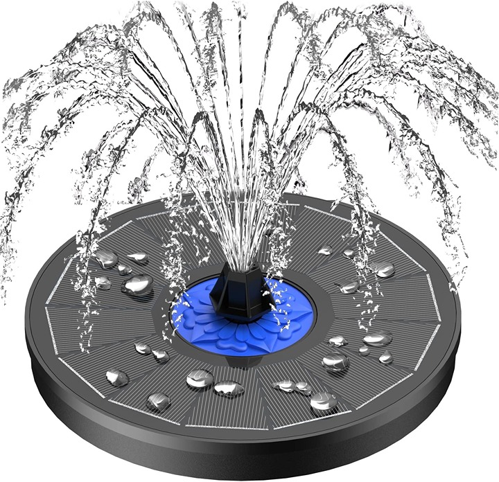 Solar Bird Bath Humingbirds, Garden, Pool, Pond, and Fish Tank