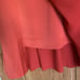 Ted Baker London Winni rust satin waterfall drape sleeveless fit and flare dress