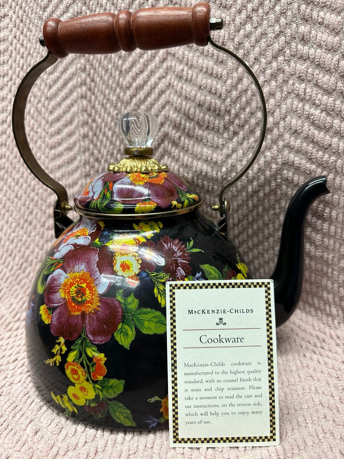 mackenzie childs tea kettle