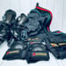 Vtg 90's Rollerblade Vented Carrying Case Bag w/ Knee, Elbow Pads & Rollerblades