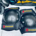 Vtg 90's Rollerblade Vented Carrying Case Bag w/ Knee, Elbow Pads & Rollerblades
