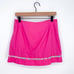 Lilly Pulitzer Preppy Solid Pink Skort Colorful Trim Size 6