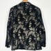 Zara Men's US 38 Palm Tree Tuxedo Blazer Black Gold metallic Eur 48