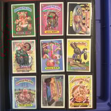 vintage garbage pail kids cards lot