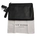 Ted Baker Black Leather Laptop Sleeve Bag with Dust Bag NWT
