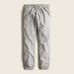 J.Crew Women's University Terry Sweatpant with Crew Logo, Heather Gray, Size M