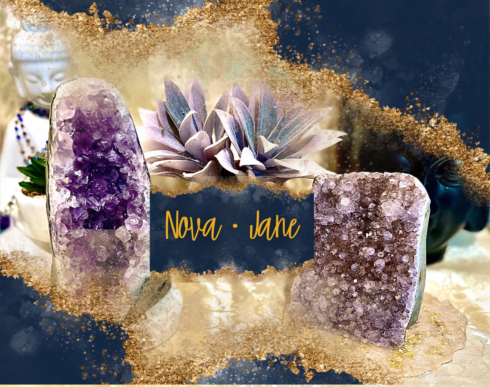 Crystals bundle or buy each. Jelly Amethyst/Uruguayan Druz Amethyst