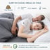 Phantoscope Shredded Memory Foam Pillow - Adjustable Cooling Pillow for Sleeping