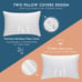 Phantoscope Shredded Memory Foam Pillow - Adjustable Cooling Pillow for Sleeping