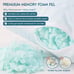 Phantoscope Shredded Memory Foam Pillow - Adjustable Cooling Pillow for Sleeping