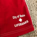 Men’s size small lifeguard swim trunks City of Omaha
