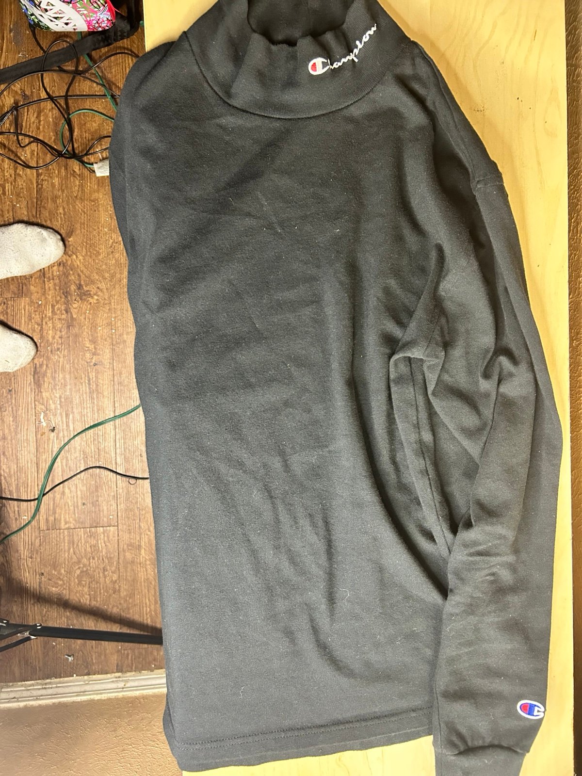 Champion Black Turtleneck