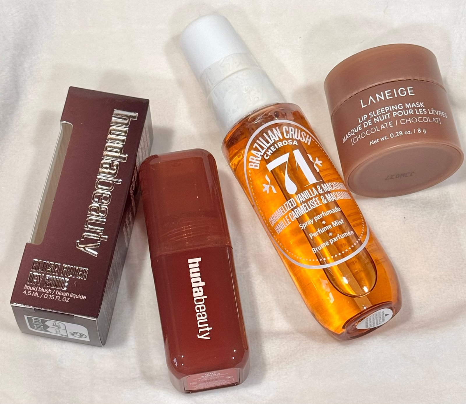 Huda Beauty, Sol De Janeiro & Laneige Beauty Bundle
