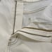 FRAME DENIM Womens Shorts High-Rise Ecru Cuffed Hem Ivory Cotton Size 32