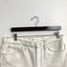 FRAME DENIM Womens Shorts High-Rise Ecru Cuffed Hem Ivory Cotton Size 32