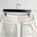 FRAME DENIM Womens Shorts High-Rise Ecru Cuffed Hem Ivory Cotton Size 32
