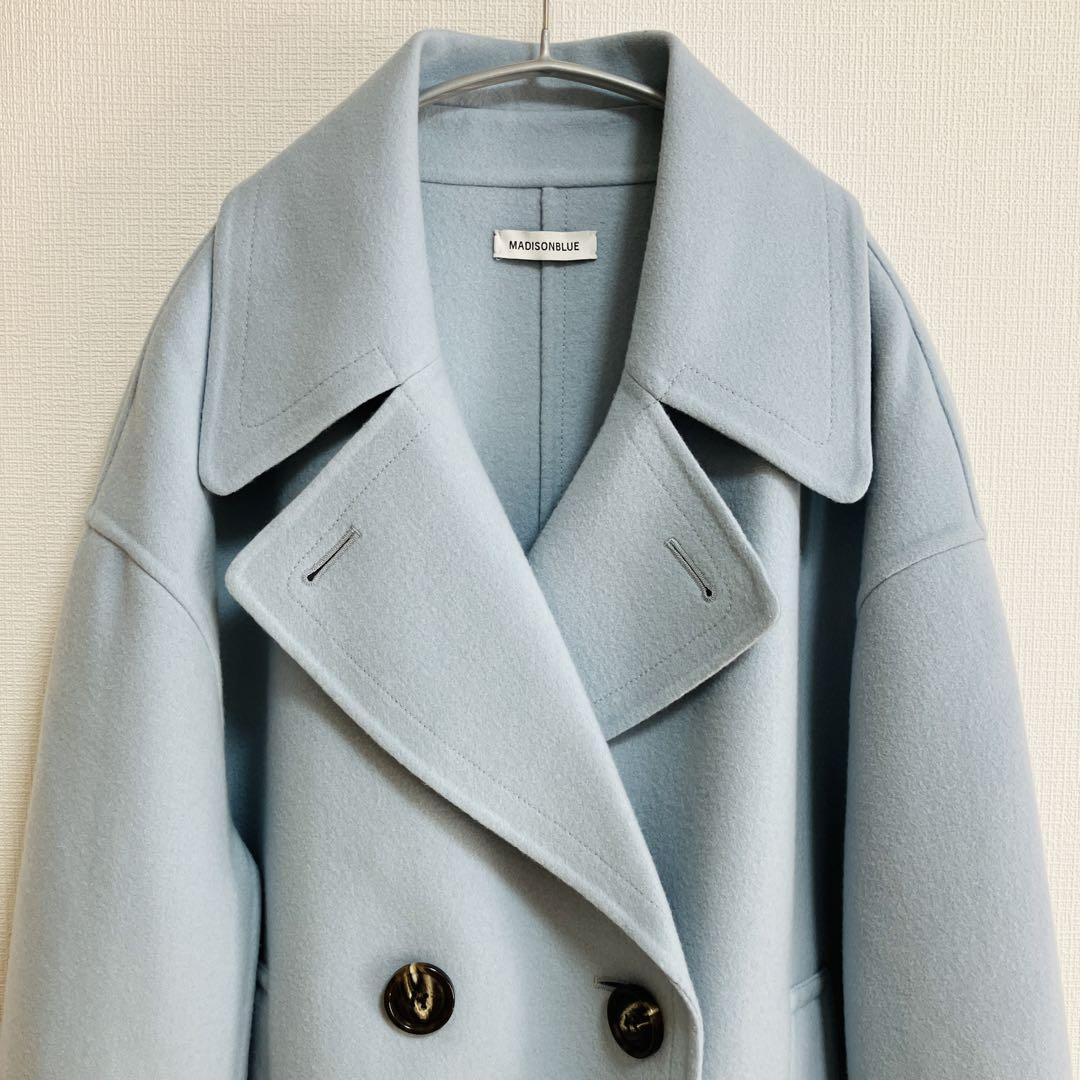 Madison Blue RV BIG PEA CT BEAVER Big Pea Coat Wool