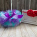 AQUA PURPLE TUTU AND RED HEADBAND 24 MO