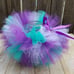 AQUA PURPLE TUTU AND RED HEADBAND 24 MO