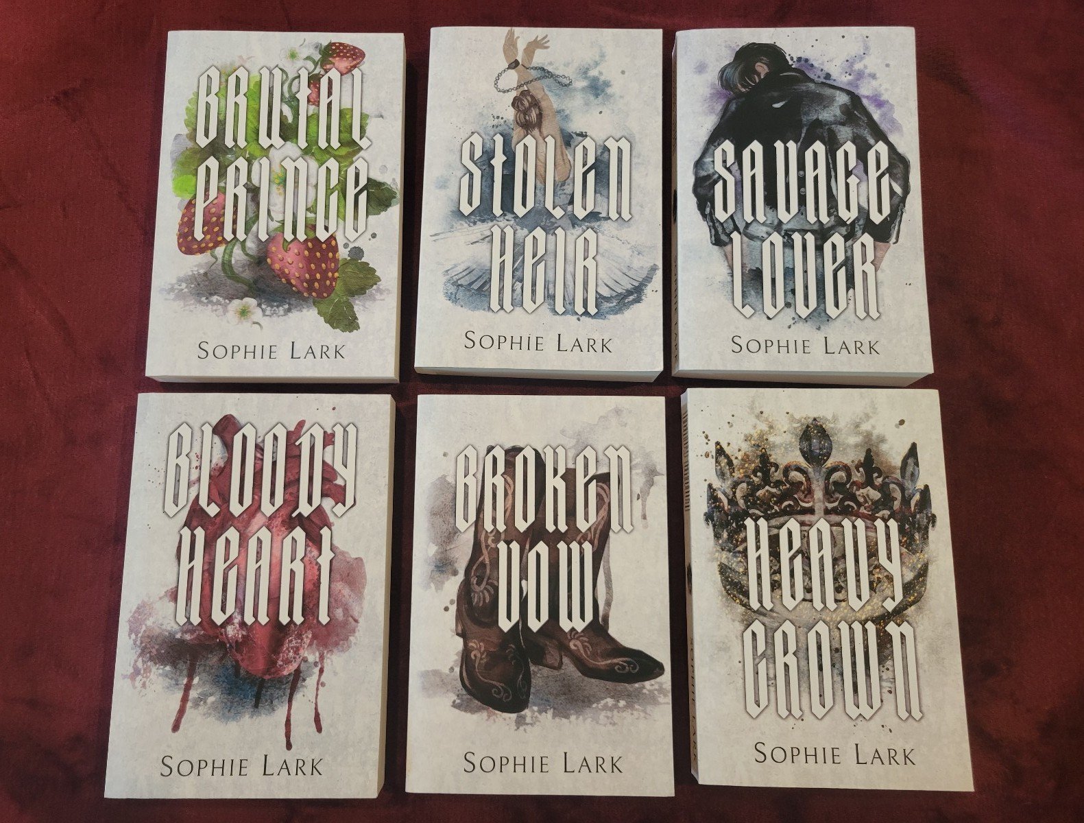 Indie Signed OOP Brutal Birthright Series by Sophie Lark
