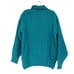 TOPSHOP WOMEN'S ROLL NECK SWEATER IN AQUA BLUE SZ 4/6