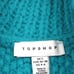 TOPSHOP WOMEN'S ROLL NECK SWEATER IN AQUA BLUE SZ 4/6