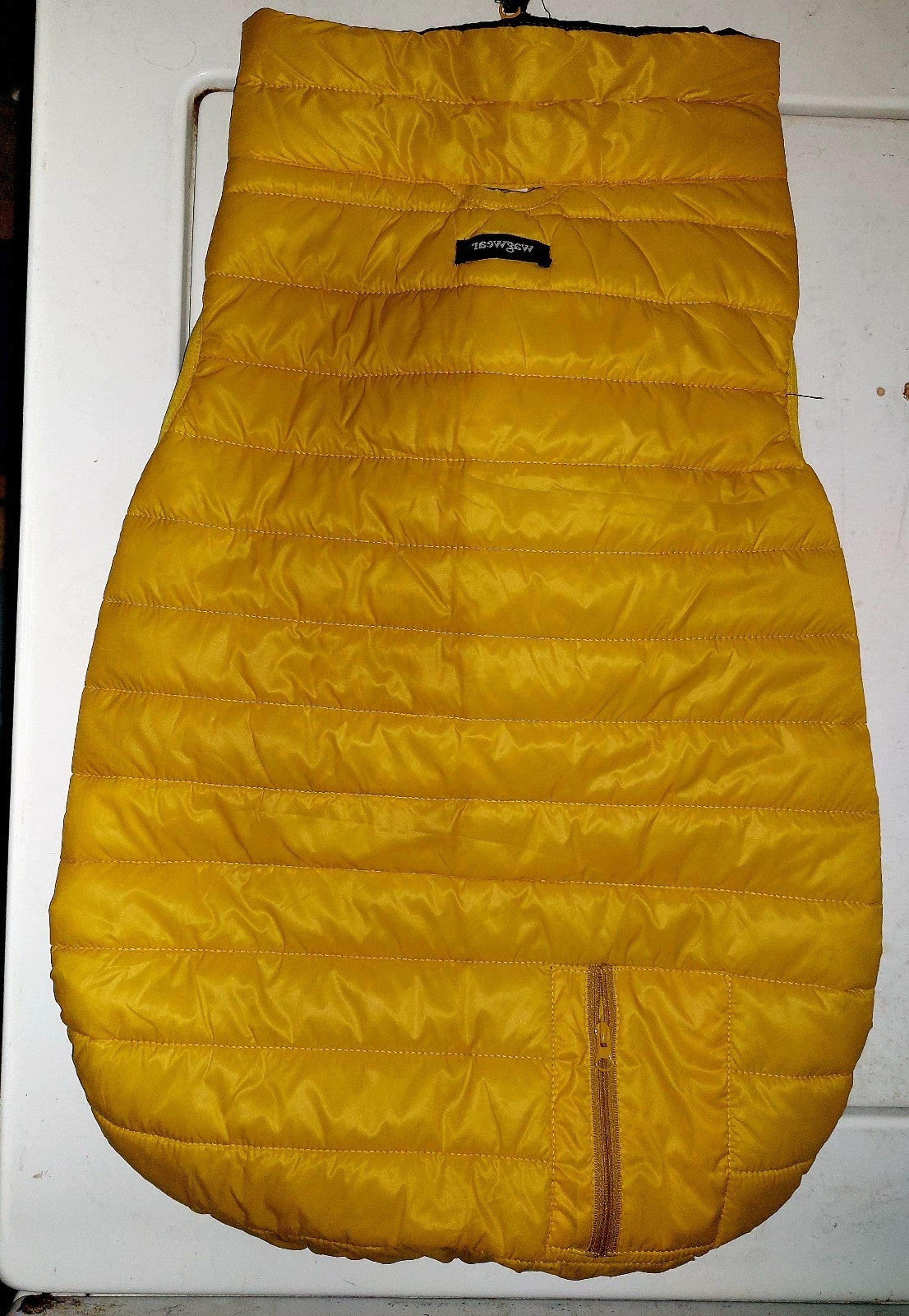 Wag wear puffer jacket, yellow