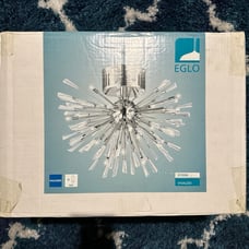 Elegant crystal ceiling light