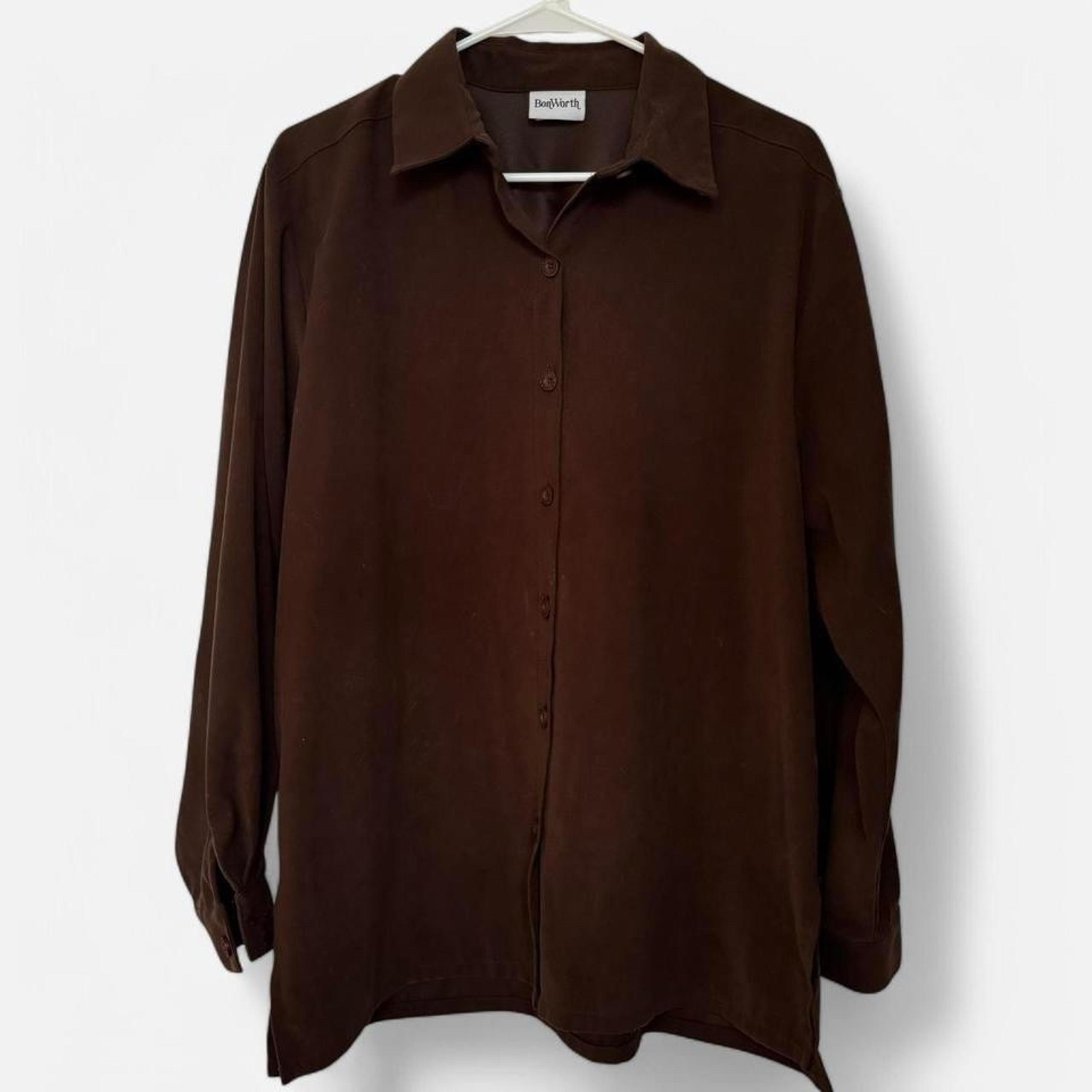 Bonworth brown button down shirt