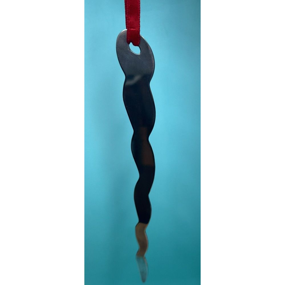 Rare 1994 Museum Of Modern Art sterling silver icicle ornament