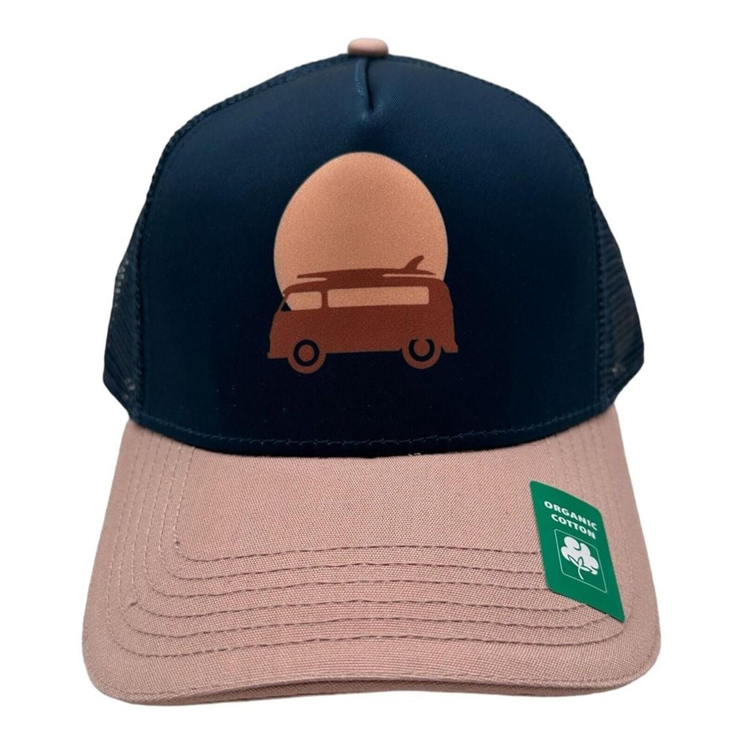 NWT Prana La Viva Trucker Hat Champagne Sun Up Unisex Organic Cotton Adjustable