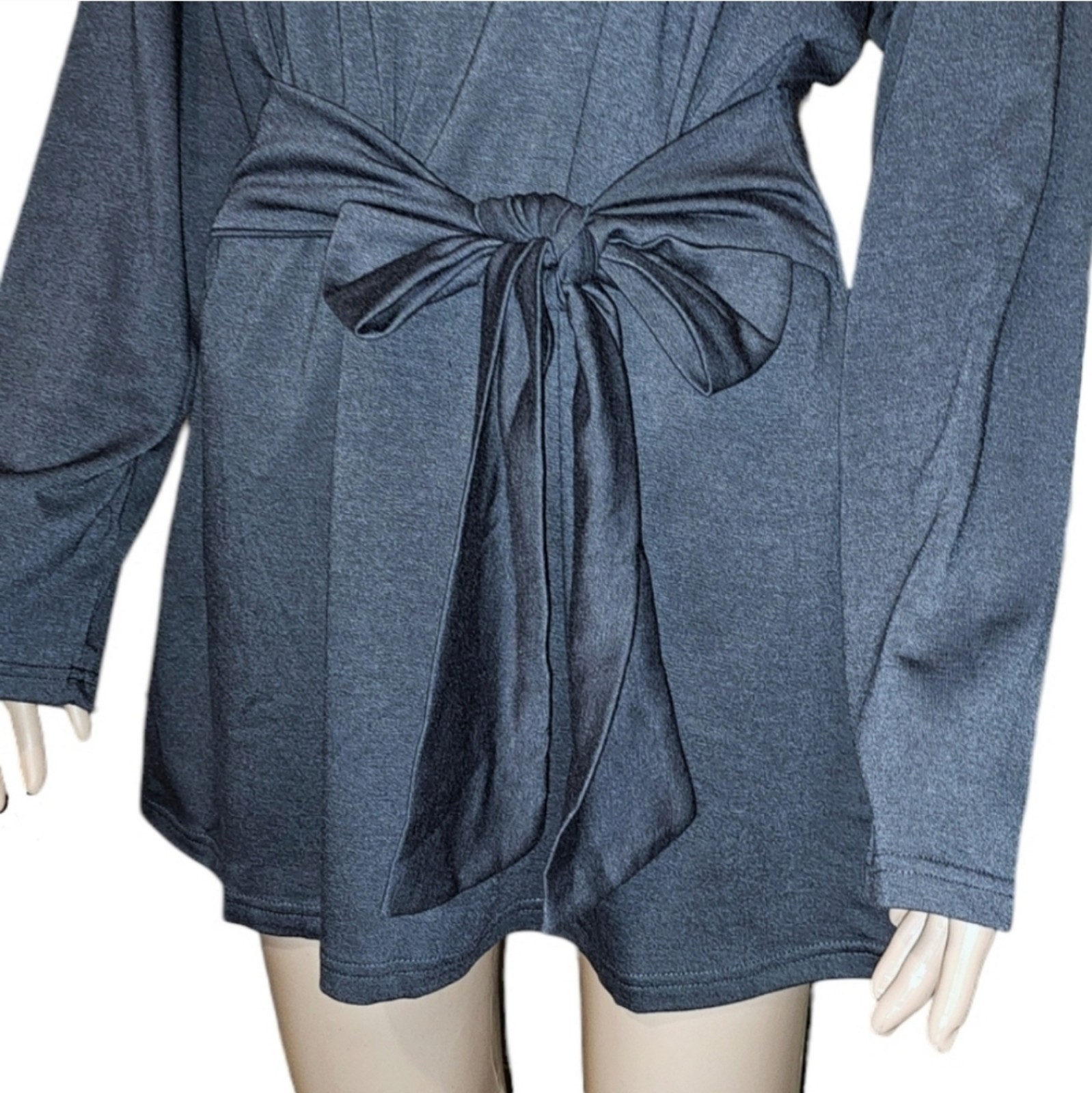 NWT Anna-Kaci Tie Front Tunic/Dress - Large - detail
