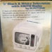 VTG SUNTONE 5 Black & White TV & Radio Receiver Battery Powered w/ Adapters NIB