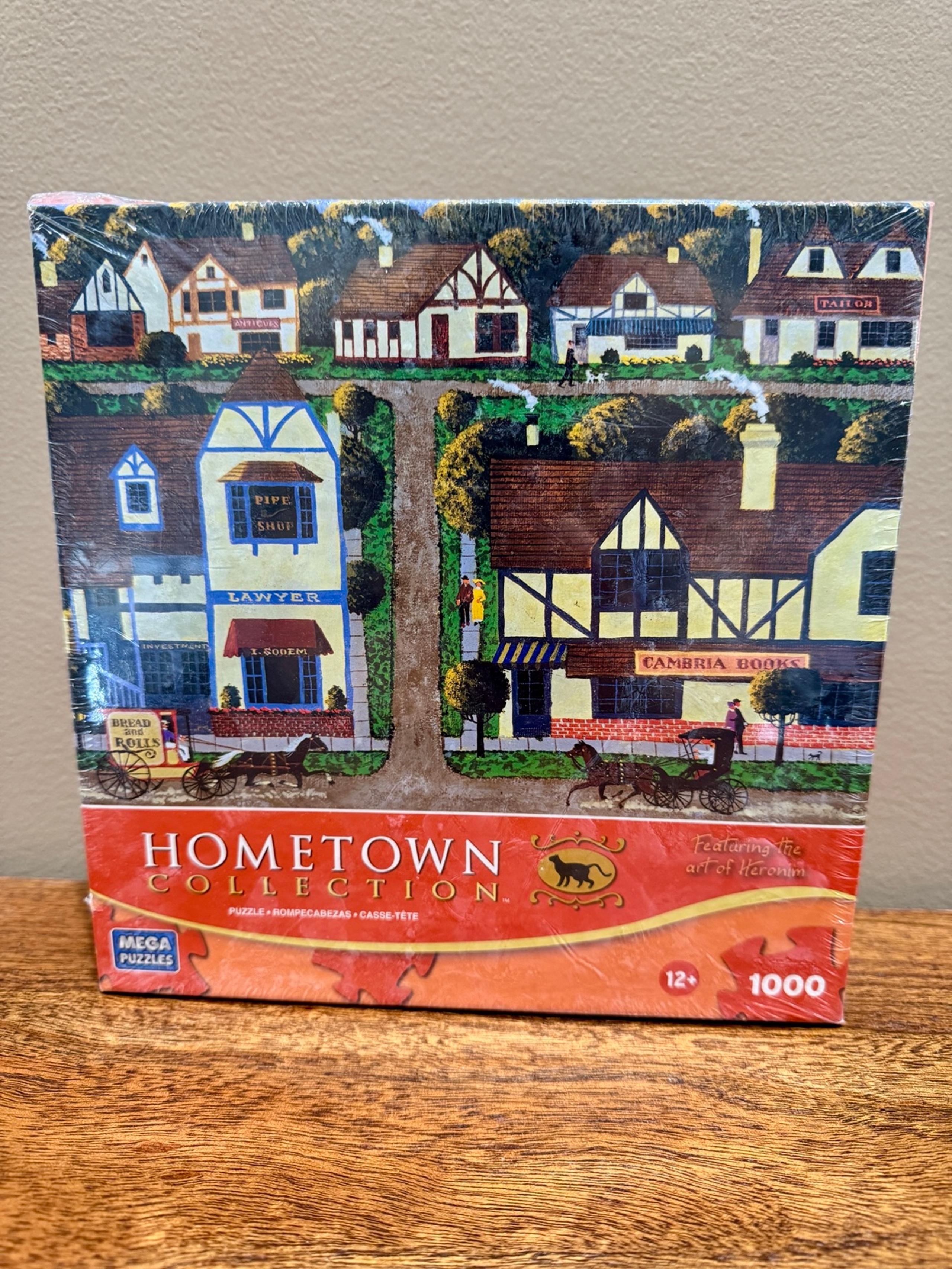 Hometown Mega Puzzles - Main Street Cambria 1000 Piece Puzzle!  Brand New!