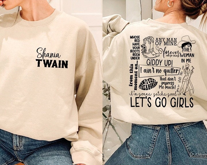 Shania Twain Sweatshirt, Lets Go Girls Shirt, Shania Twain Shirt, Shania Twain