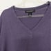 Banana Republic Luxury Blend Sweater Mens Size XL Purple Preppy V Neck Pullover