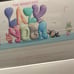 Lazy yoga the monsters labubu flocked sealed set