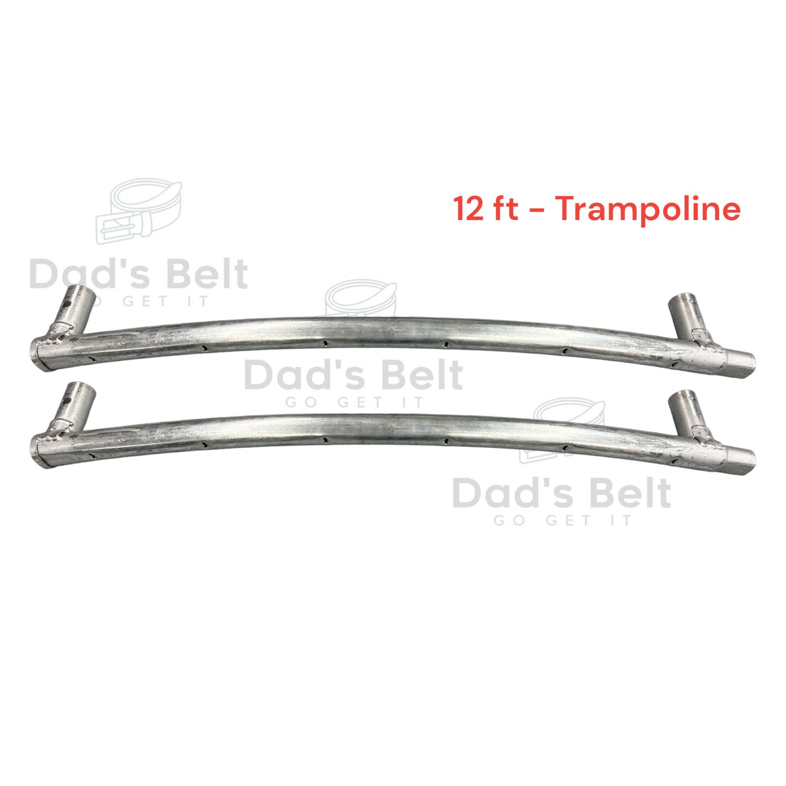 Set of 2 Replacement Top Rail with Leg Socket 12foot Flex Model Bounce Pro