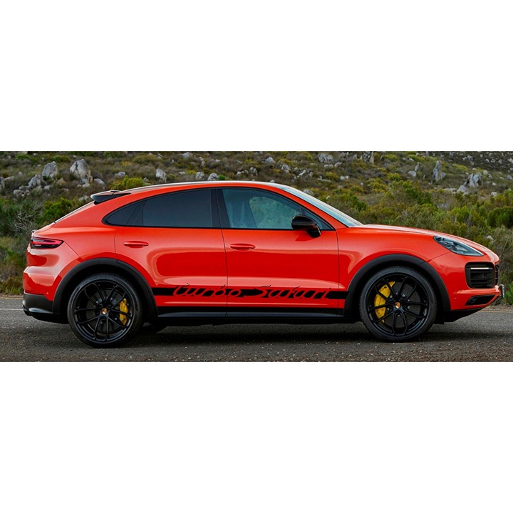 Custom Turbo Safari Side Decals Set For Porsche Cayenne 2012-2023 Newest OFF ROA