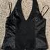 Vintage Black corset halter top 4