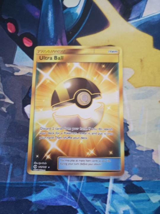 Golden Ultra Ball form Base set Sun and Moon (161/149)