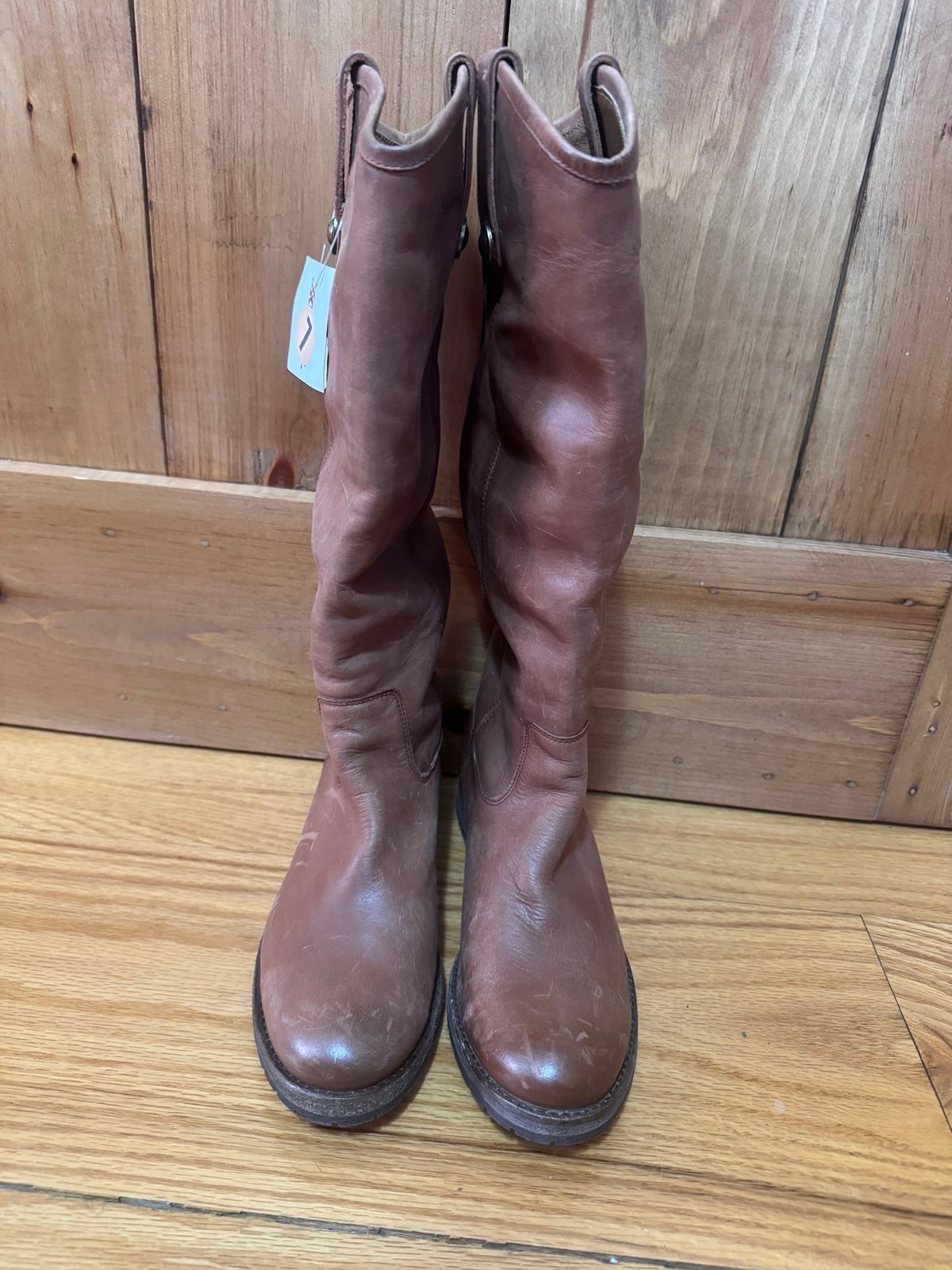 The Frye Company Melissa Double Sole Button Lug Tall Boot Size 7 BNWT