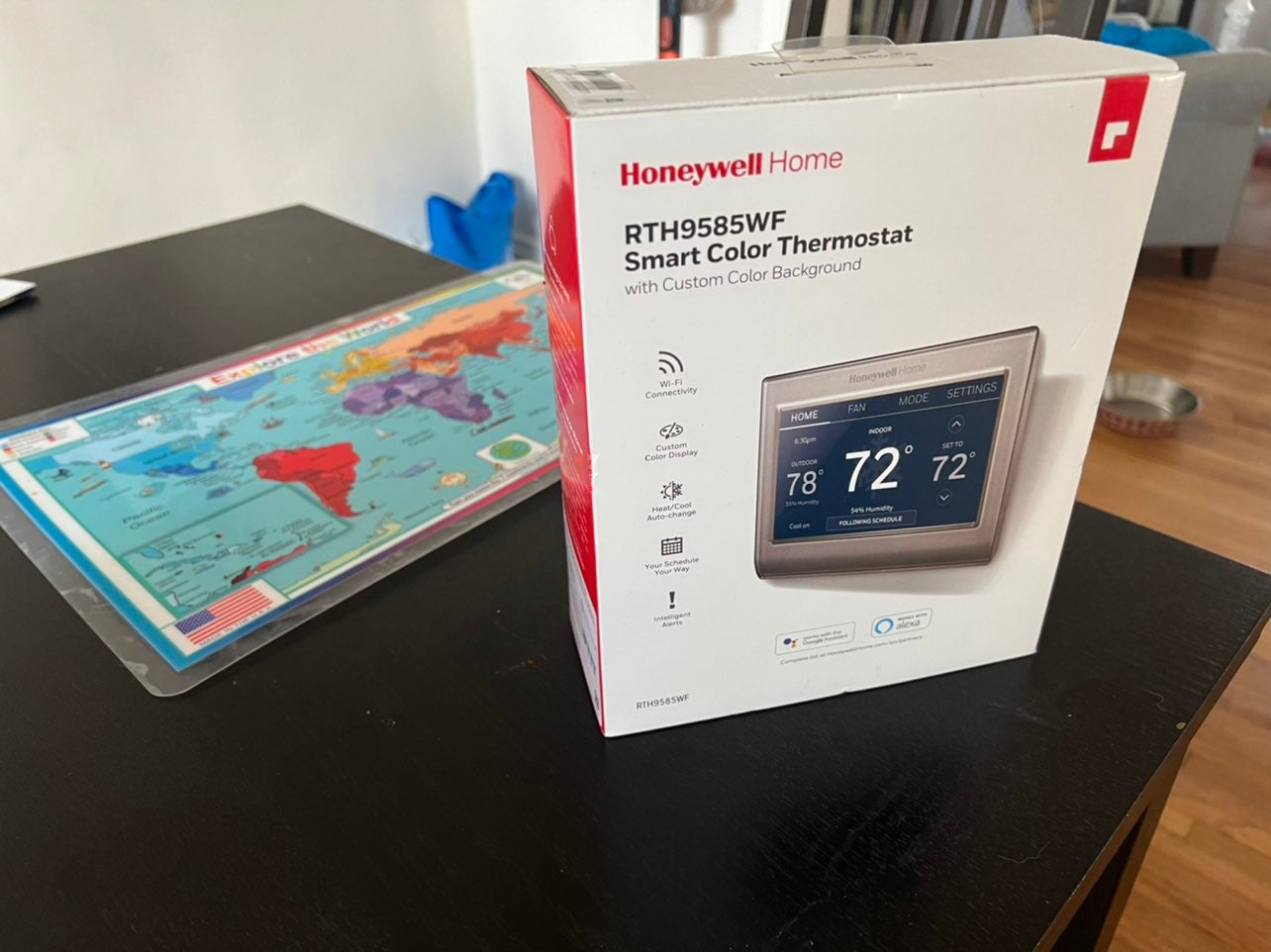 Honeywell smart color thermostat