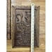 Vintage Hand Carved Wood Mayan Wall Plaque Figures 3ds Bundle Of (2)