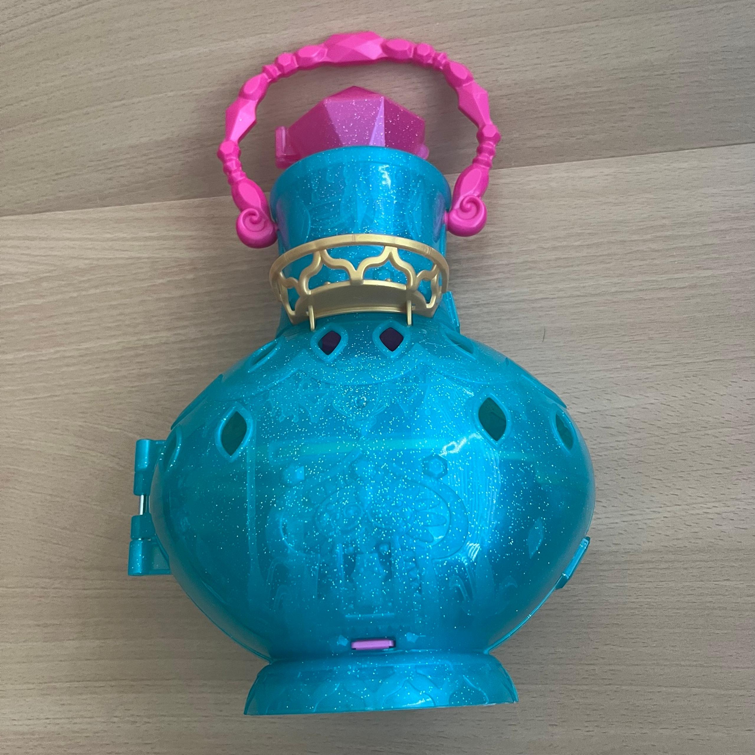 Teenie Genies Deluxe Carrying Case Shimmer & Shine Genie Bottle with Balcony Gem