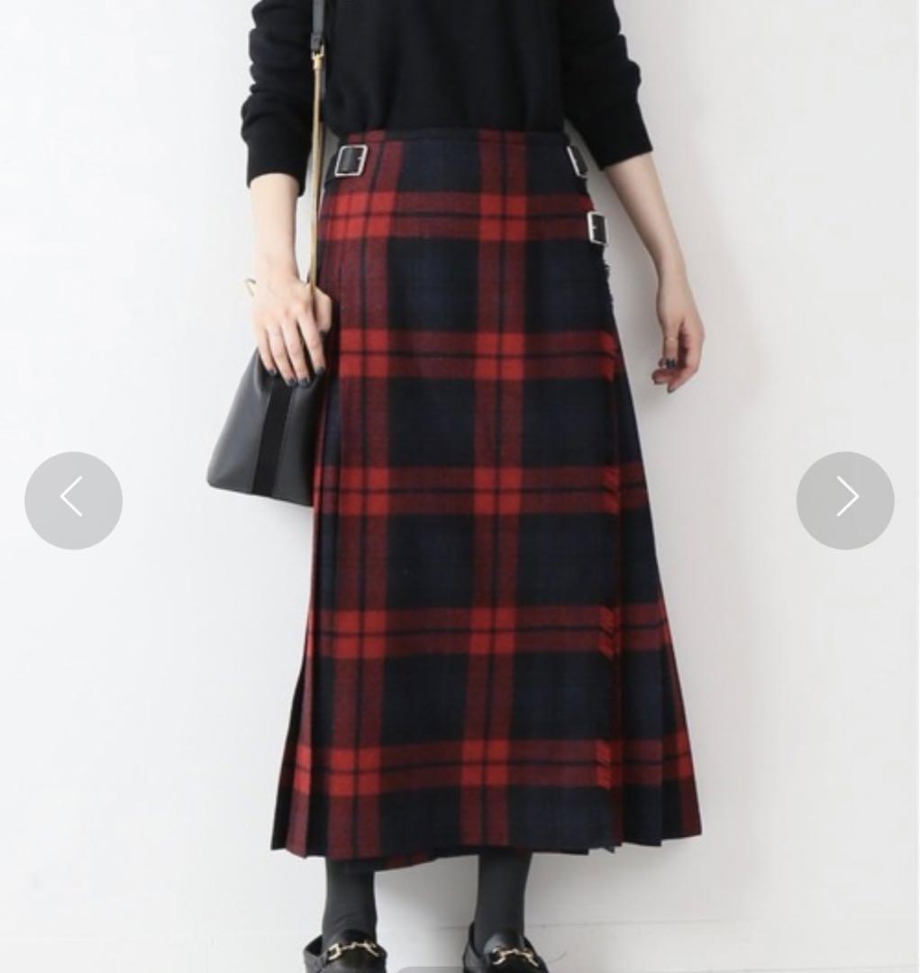 Spick & Span Exclusive O'Neil of Dublin Wrap Pleated Long Skirt