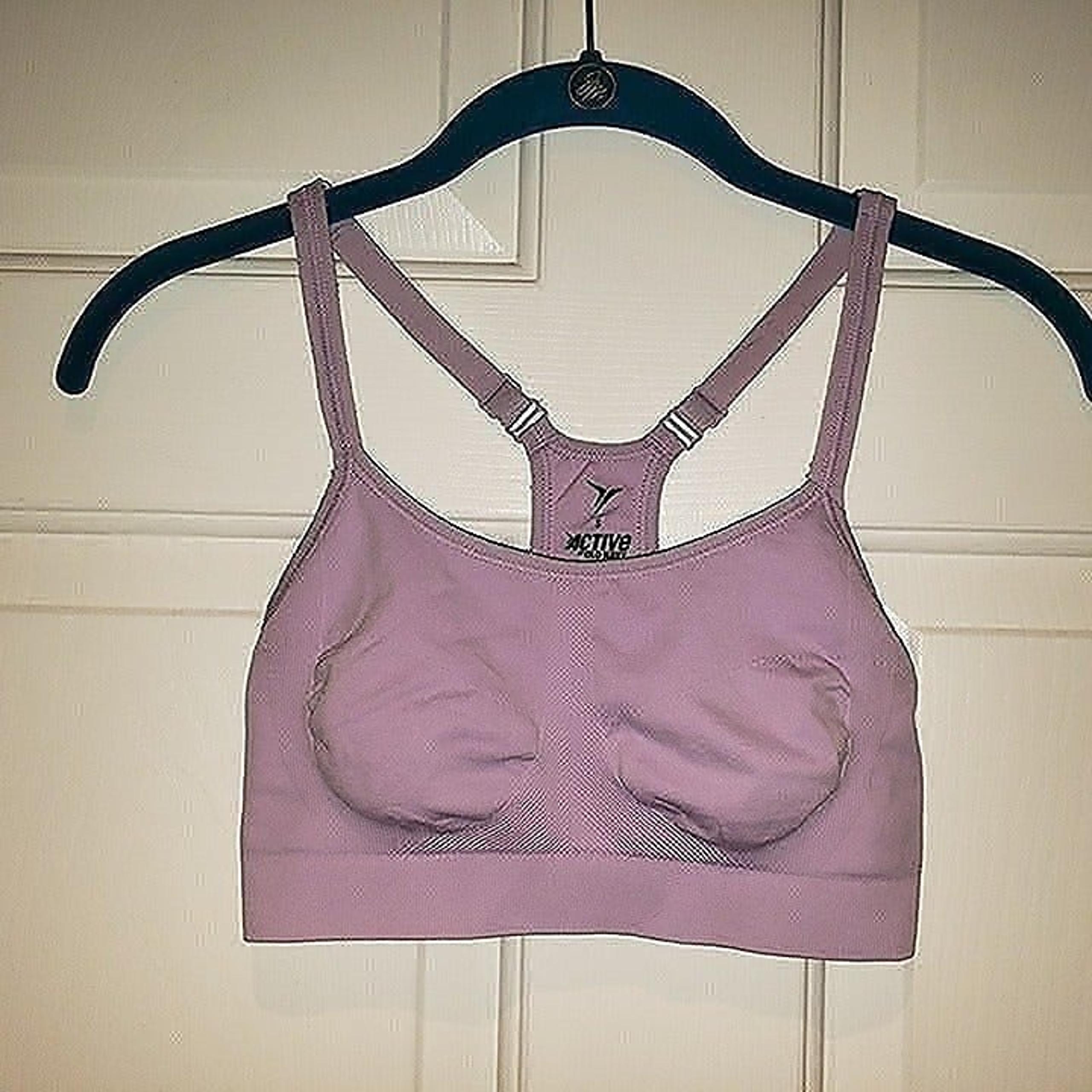 Women's sz S  Purple Wirefree Racerback Sports Bra  by Old Navy Active