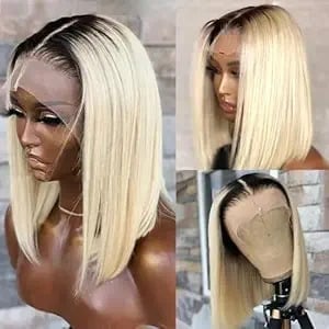 human hair lace front wig
