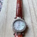 Vintage ECCLISSI STERLING SILVER 925 WATCH BROWN LEATHER BAND #22340