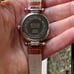 Vintage ECCLISSI STERLING SILVER 925 WATCH BROWN LEATHER BAND #22340